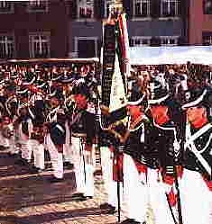 Bürgergarde Gengenbach - Aufmarsch und Meldung der Bürgerwehren - Landestreffen und Revolutionsfest 1998
