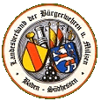 Bürgergarde Gengenbach - Logo des Landesverbandes der Bürgerwehren und Milizen Baden-Südhessen